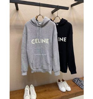 셀린느 후드티 (컬러 그레이, 블랙)