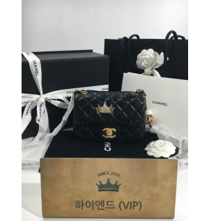 샤넬 25FW 미니백 CC로고 줄조절 체인 미니 플랩백 18cm AS5758