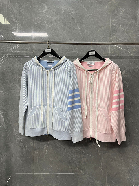 톰브라운 후드집업 (남녀공용) (컬러 블루,핑크)