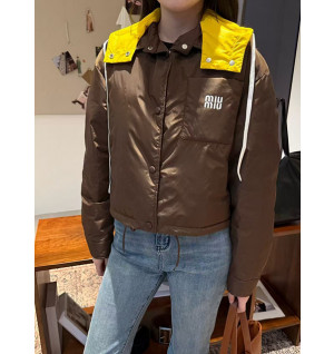 미우미우 후드 패딩 자켓