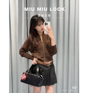 미우미우 집업 니트 가디건