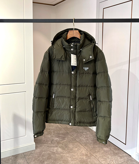 프라다 리나일론 후드 다운 자켓 (남성용) (4COLOR)