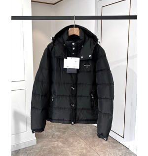 프라다 리나일론 후드 다운 자켓 (남성용) (4COLOR)