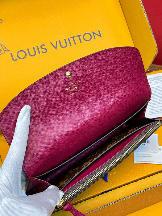 루이비통 에밀리 장지갑 M60697 (내부 버건디)