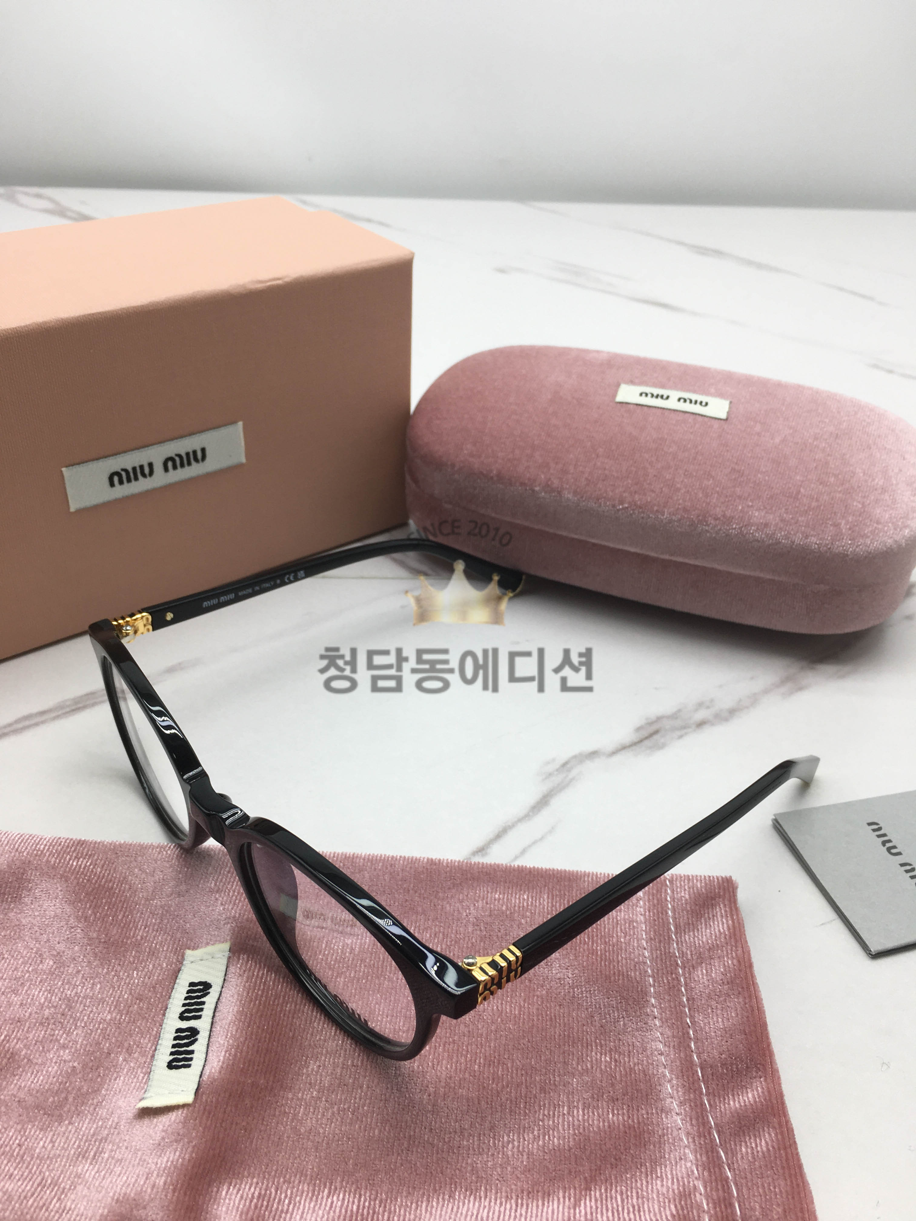 미우미우 안경 VMU 02W (컬러 블랙)