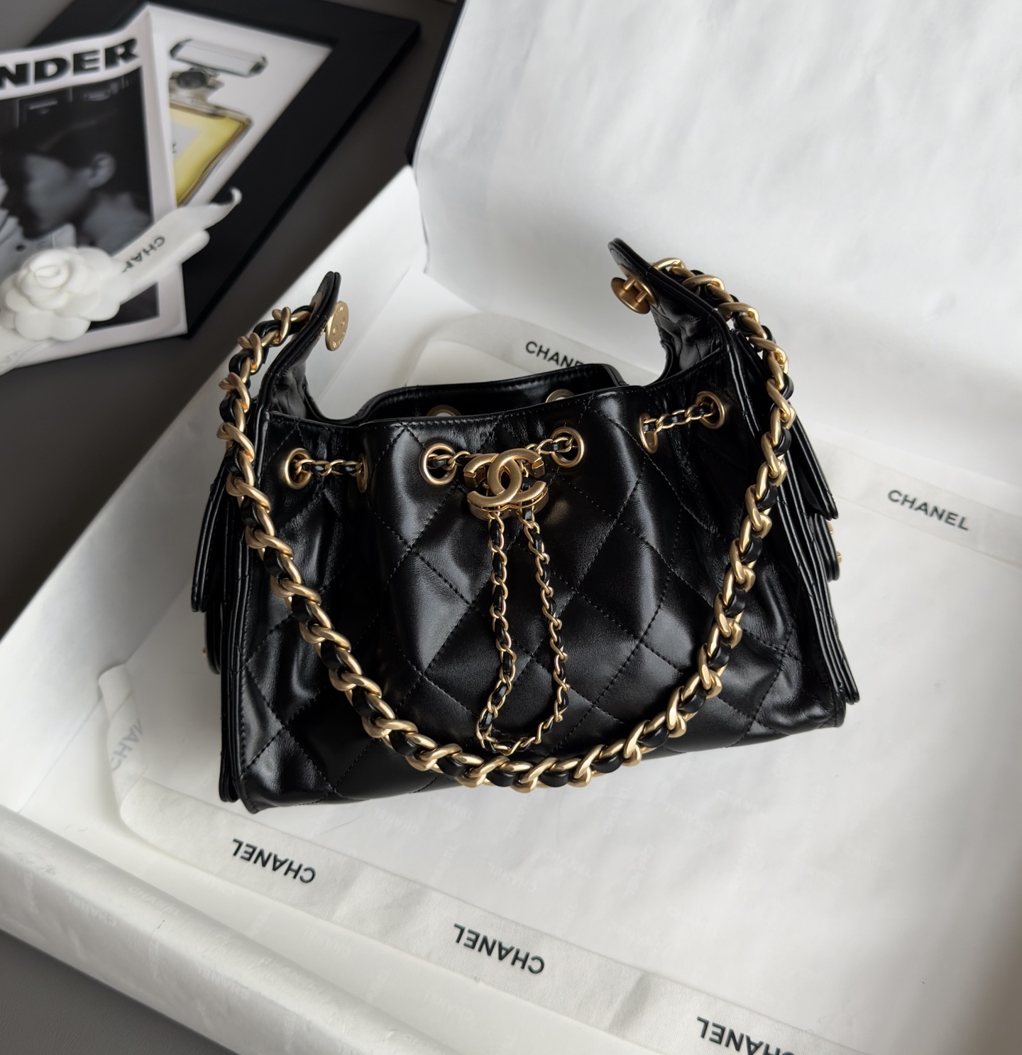 샤넬 25백 미니 송아지 가죽