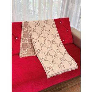 구찌 울 자카드 머플러