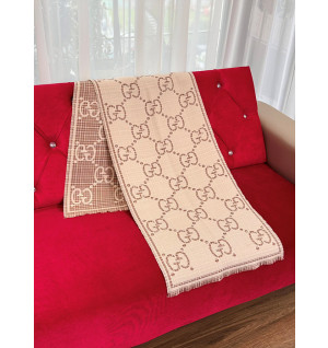 구찌 울 자카드 머플러