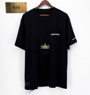 크롬하츠 스크롤 라벨 쇼트 슬리브 반팔 (남녀공용)