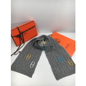 에르메스 H HOUSE 니트 스페셜 캐시미어 머플러