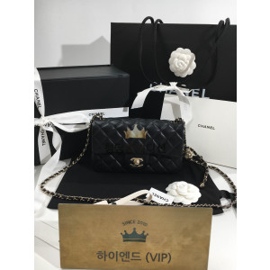 샤넬 25K 라이트 골드볼 뉴미니 플랩백