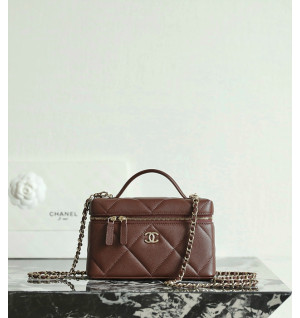 샤넬 25K 빅 퀼팅 탑핸들 베니티 체인백