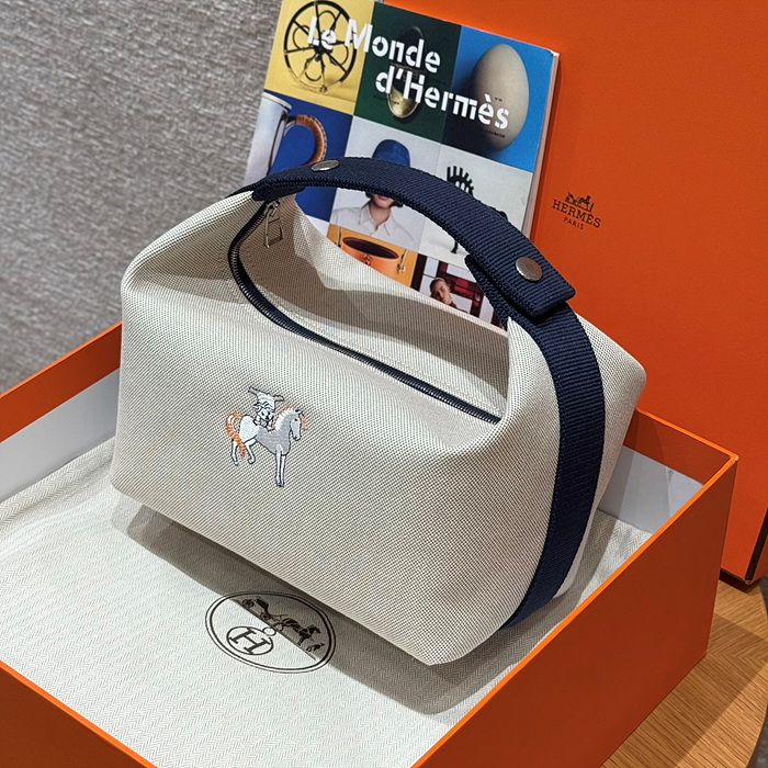 에르메스 브리드어브랙 파우치 GM