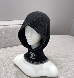 샤넬 CC 로고 후드 바라클라바