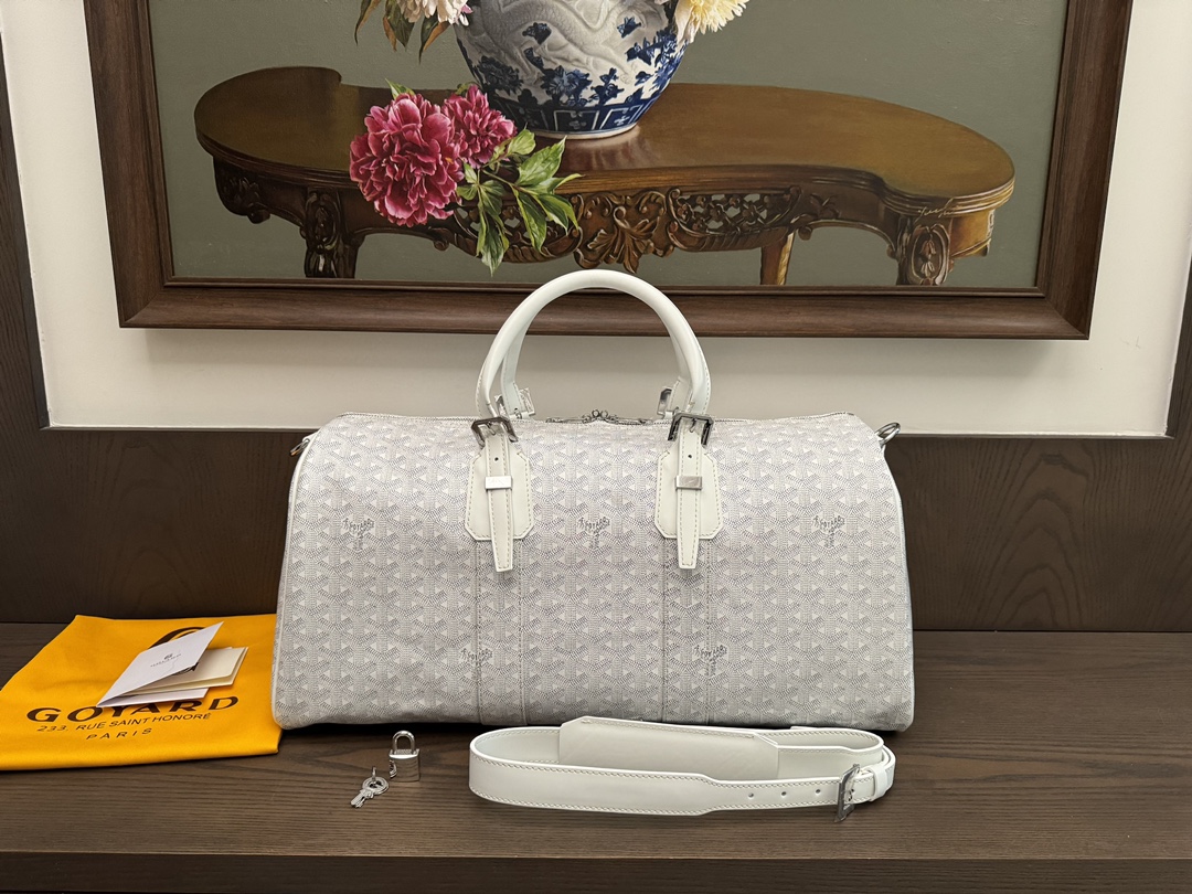 고야드 크로아지에 보스턴백 45cm/50cm (컬러 화이트) (신형)