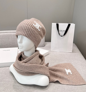 셀린느 캐시미어 비니 & 머플러