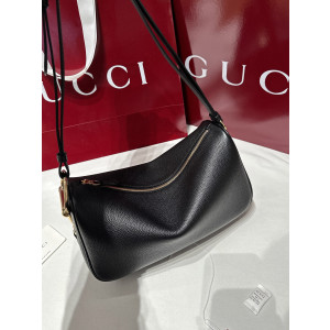 구찌 하프 홀스빗 레더 미디엄 숄더백 860787