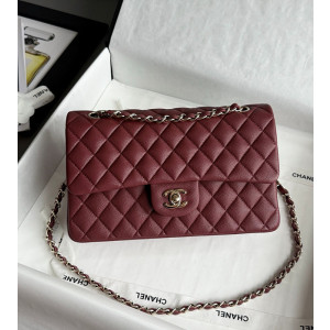 샤넬 클래식백 작은 캐비어스킨 미디움 25.5cm
