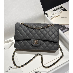 샤넬 클래식백 작은 캐비어스킨 미디움 25.5cm